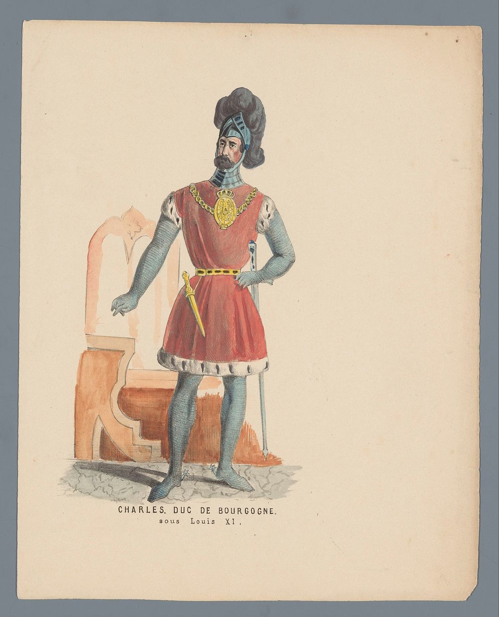 Charles. Duc De Bourgogne. sous Louis XI (1840 - 1850) by anonymous