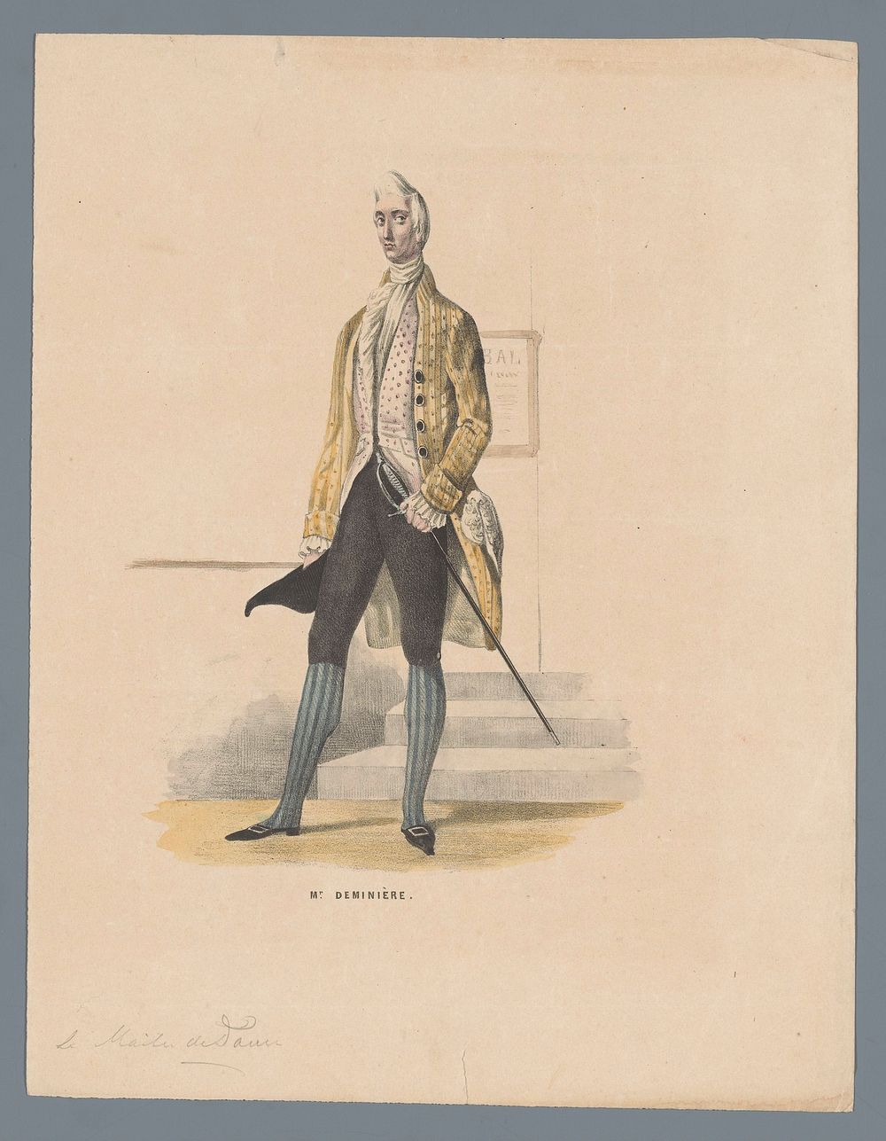 Mr. Deminière (1840 - 1850) by Elias Spanier