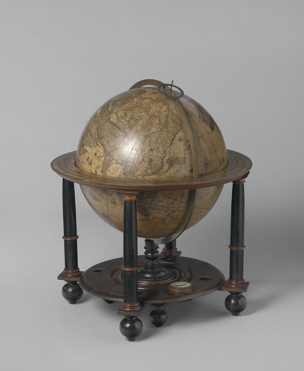 Terrestrial globe (1645 - 1648) by Willem Janszoon Blaeu and Johannes Willemszoon Blaeu