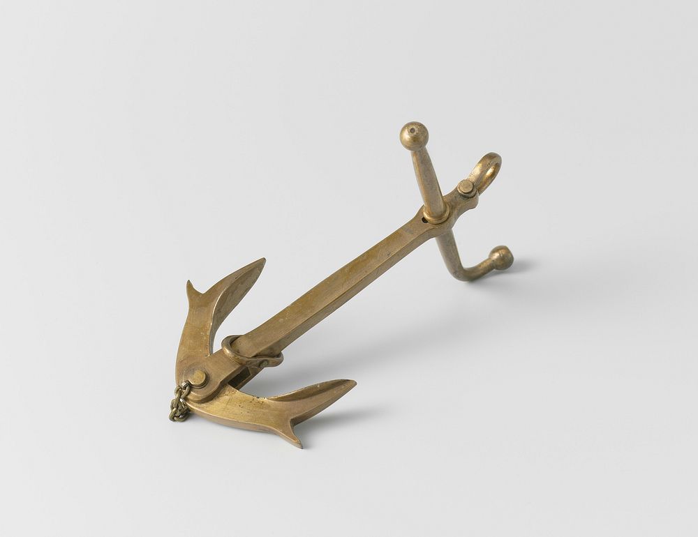 Model of an Anchor (1845) by Grofsmederij Leiden and Porter
