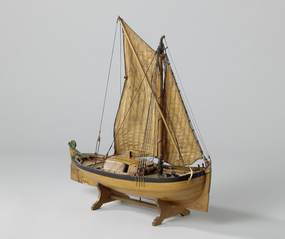 Model of a Marker Waterschip (c. 1800 - c. 1850) by anonymous