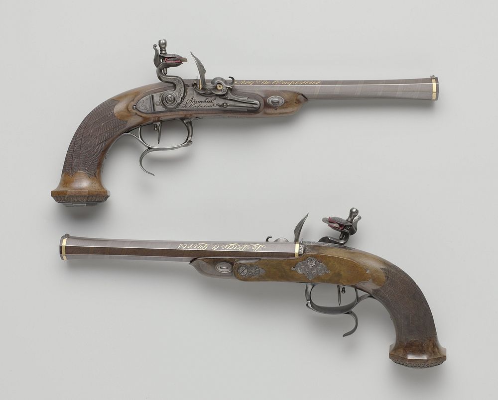 Vuursteenpistool met batterijslot (1808) by Jean le Page