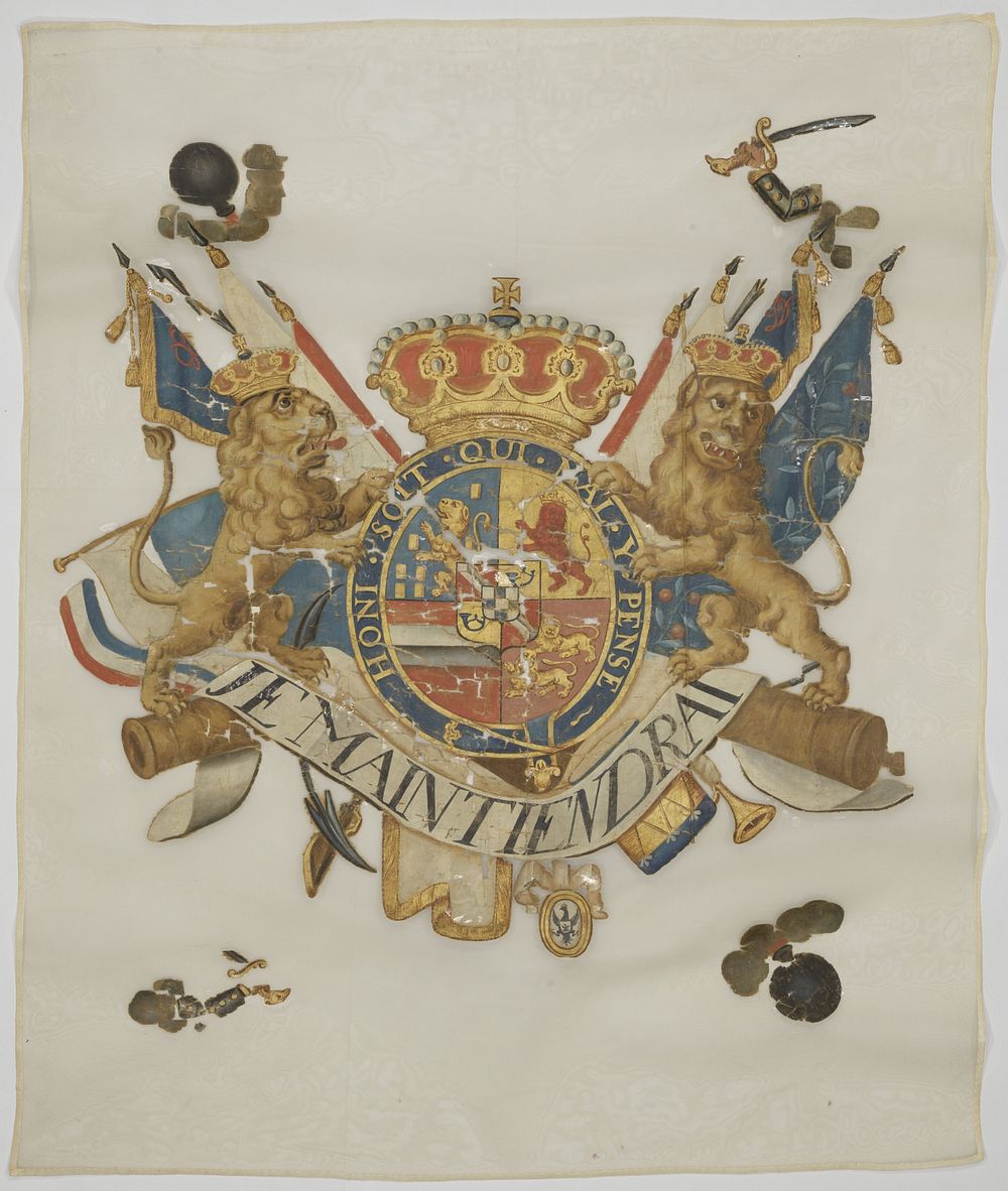 Vaandel van het regiment Hollandse Gardes te voet (1786 - 1795) by anonymous