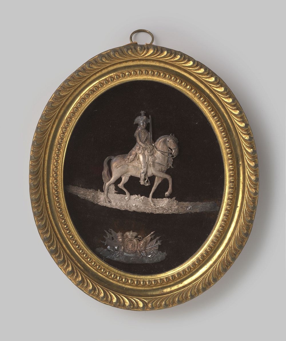 Basrelief van Willem V te paard (c. 1750 - c. 1800)