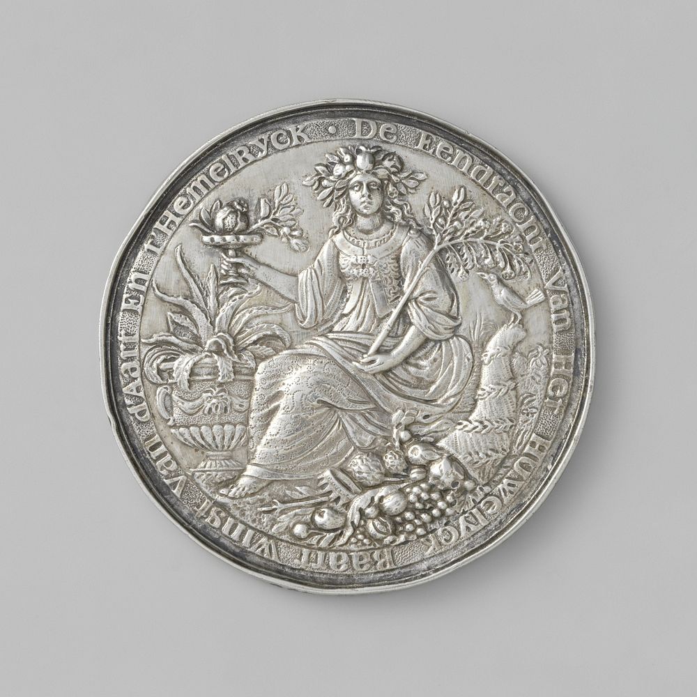 General Wedding Medal (1655) by Pieter van Abeele