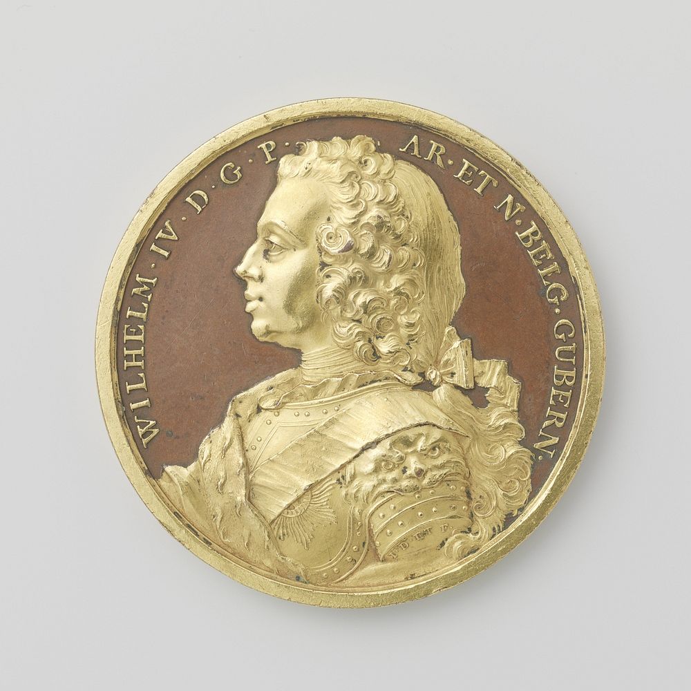 Verheffing van de prins van Oranje tot stadhouder (1747) by Jean Dassier and Antoine Dassier