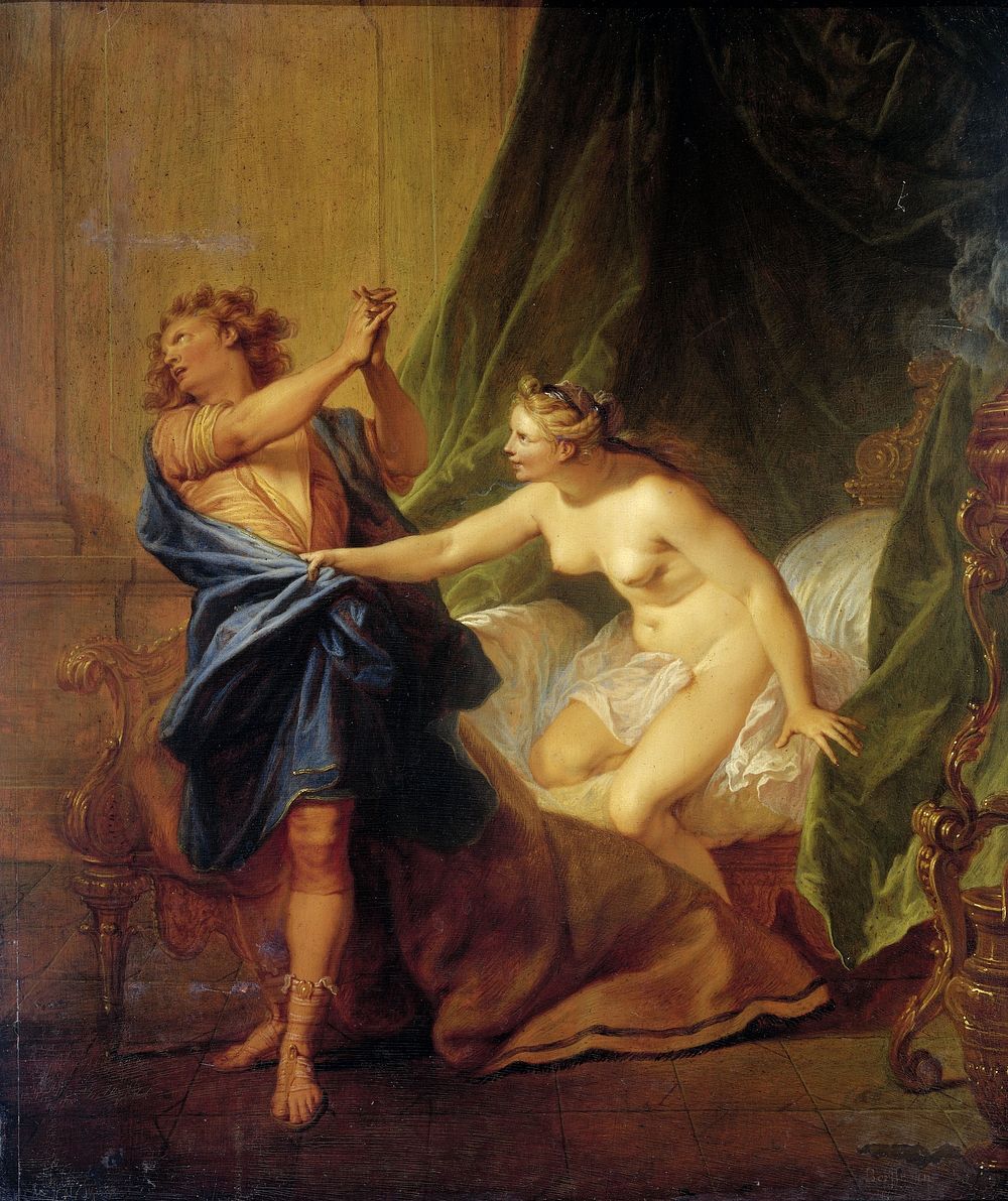 Joseph and Potiphar's Wife (1690 - 1710) by Nicolas Bertin