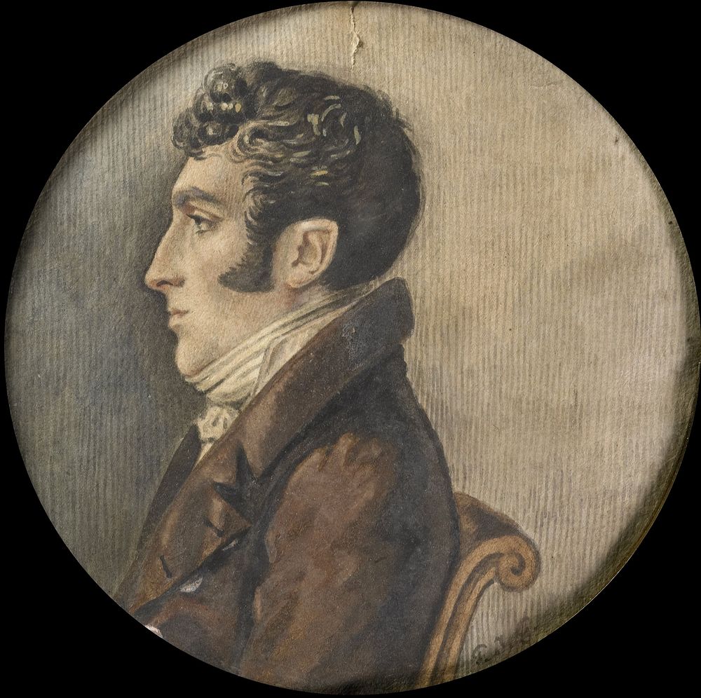 Portrait van Frederik Willem van Limburg Stirum (1774-1850) (1810 - 1815) by Pierre Joseph Gauthier