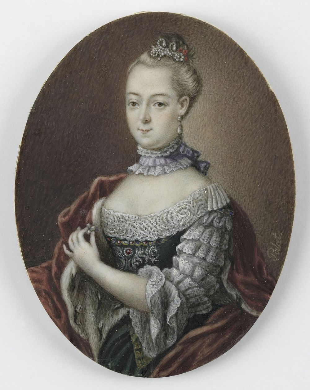 Frederica Carolina van Brandenburg (1735-91). Dochter van hertog Franz Josias van Saksen Coburg Saalfeld (1755 - 1799) by…