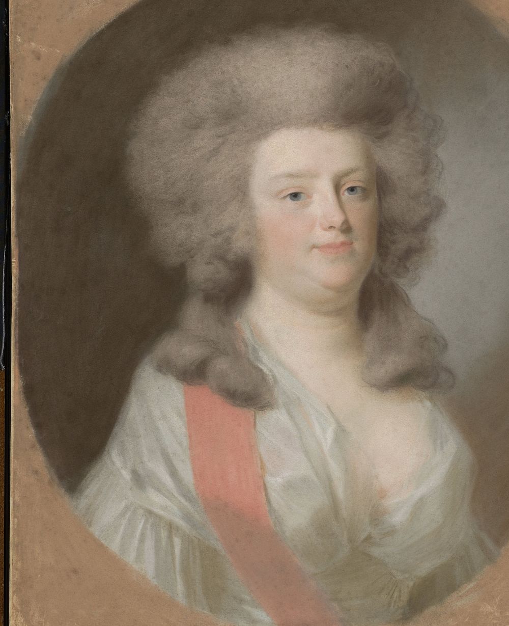 Augusta Maria Carolina van Nassau-Weilburg (1764-1802). Nicht van Willem V, prins van Oranje-Nassau, dochter van zijn zuster…