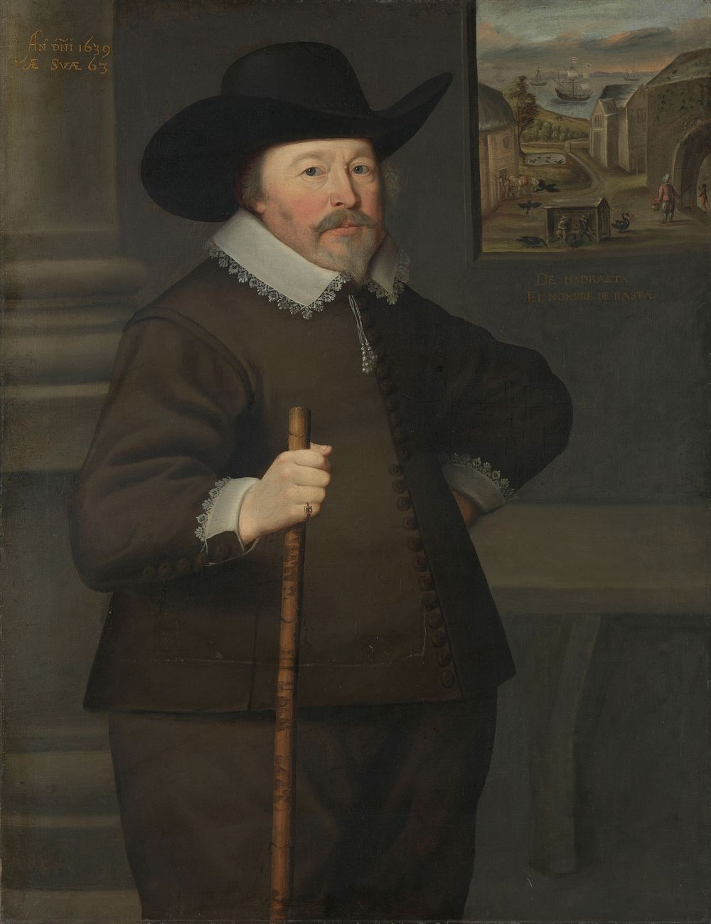 Portrait of a man (1639) by anonymous