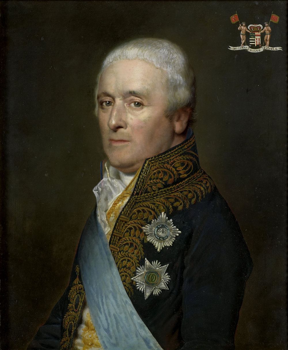 Adriaen Pieter Twent (1745-1816), Count of Rosenburg, Minister of Inland Waters, Minister of the Interior and Chamberlain to…