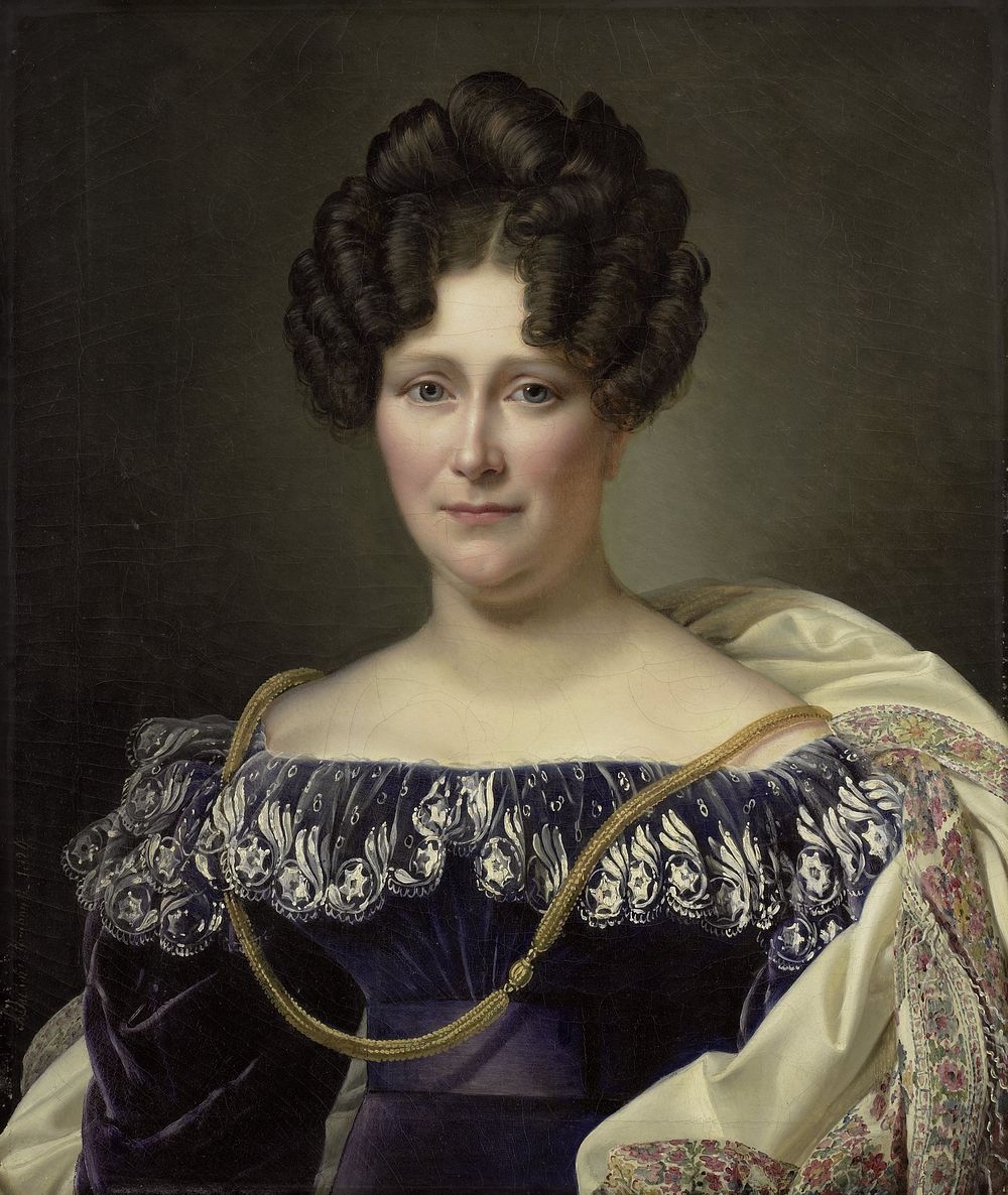 Johanna Henriette Engelen (1789-1878), second Wife of Daniel Francis Schas (1826) by Alexandre Jean Dubois Drahonet