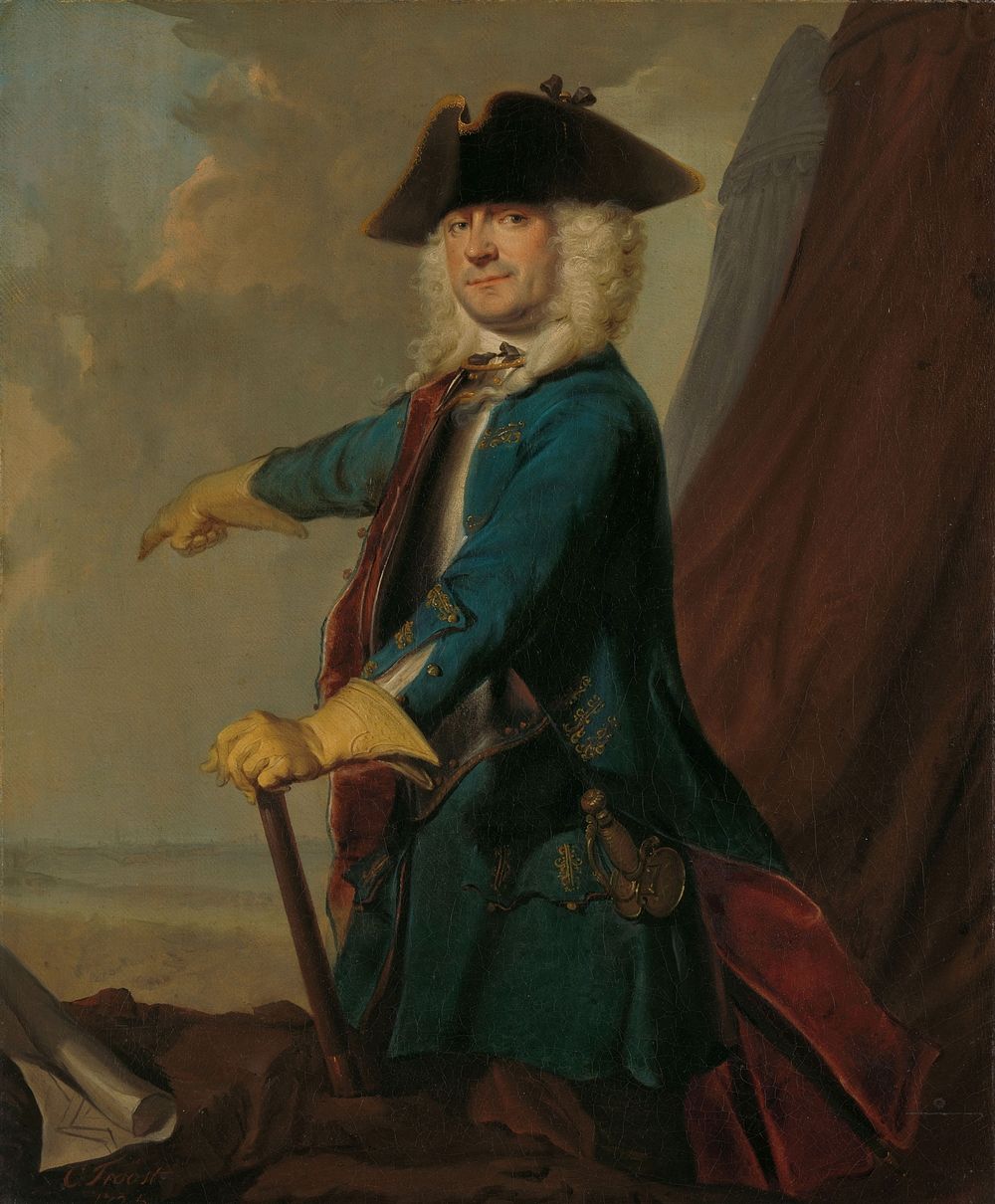 Gerrit Sichterman (1688-1730). Quartermaster-General of the Cavalry, Colonel of the Oranje-Groningen Infantry Regiment…