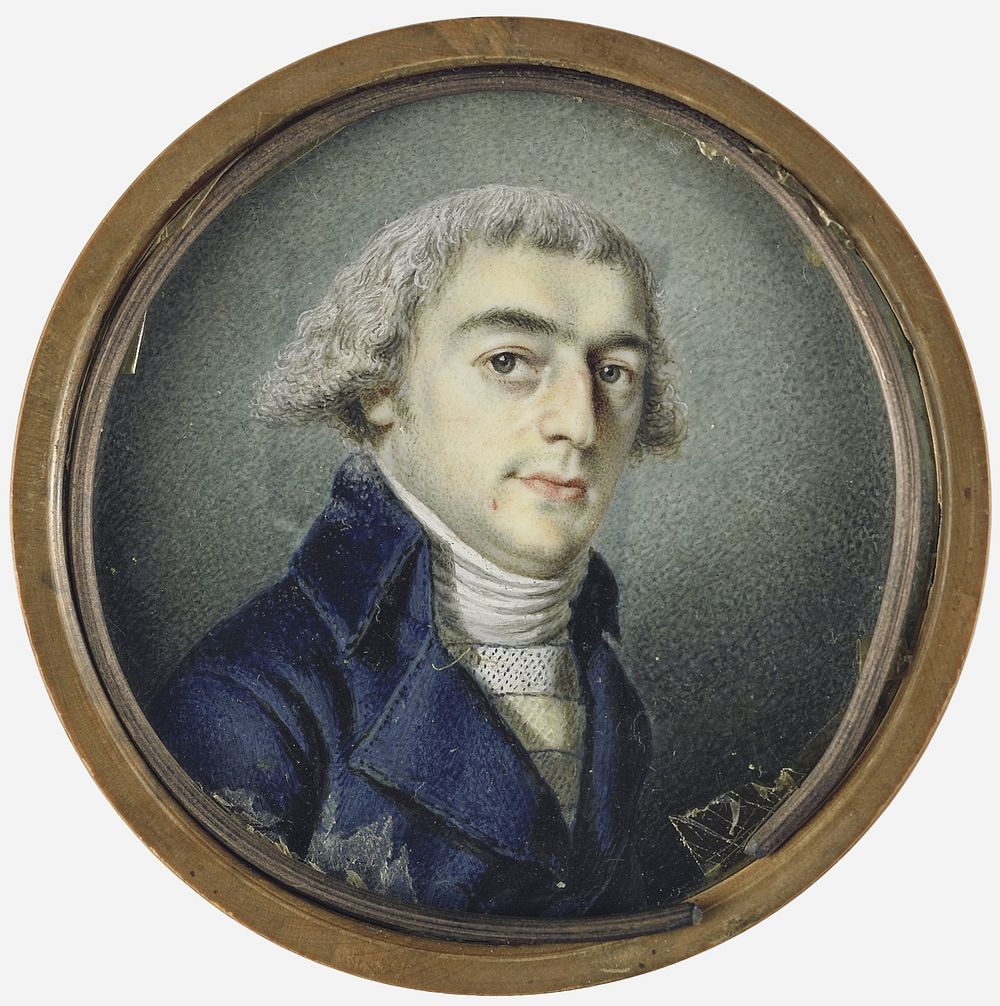 Portret van een man (c. 1790) by anonymous