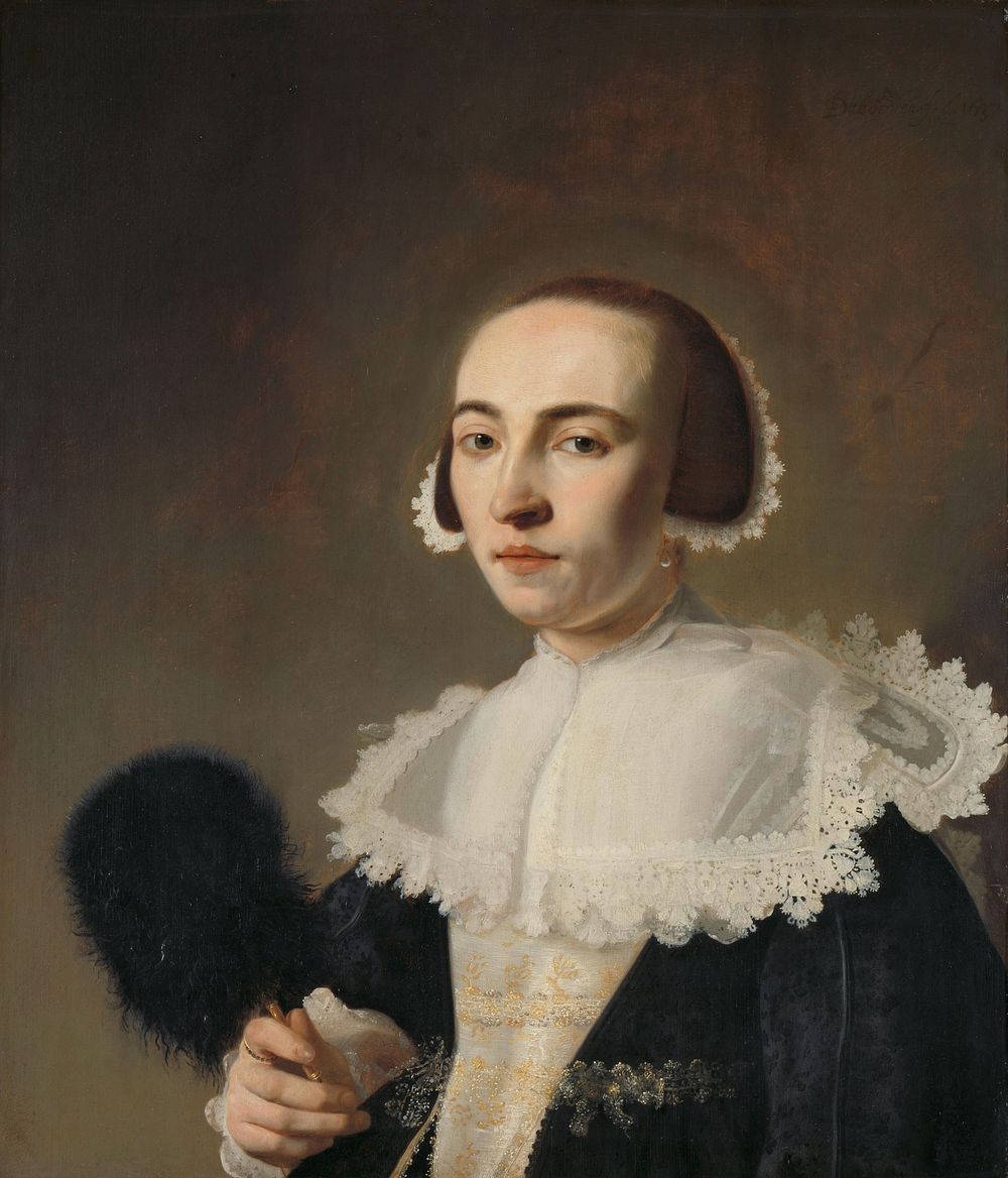Portrait of a Woman (1637) by Pieter Dubordieu