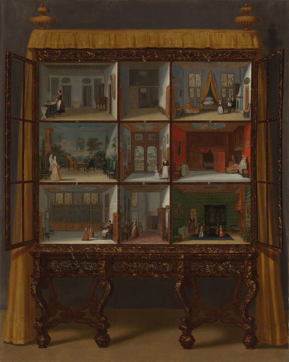 Dolls’ House of Petronella Oortman (c. 1710) by Jacob Appel I
