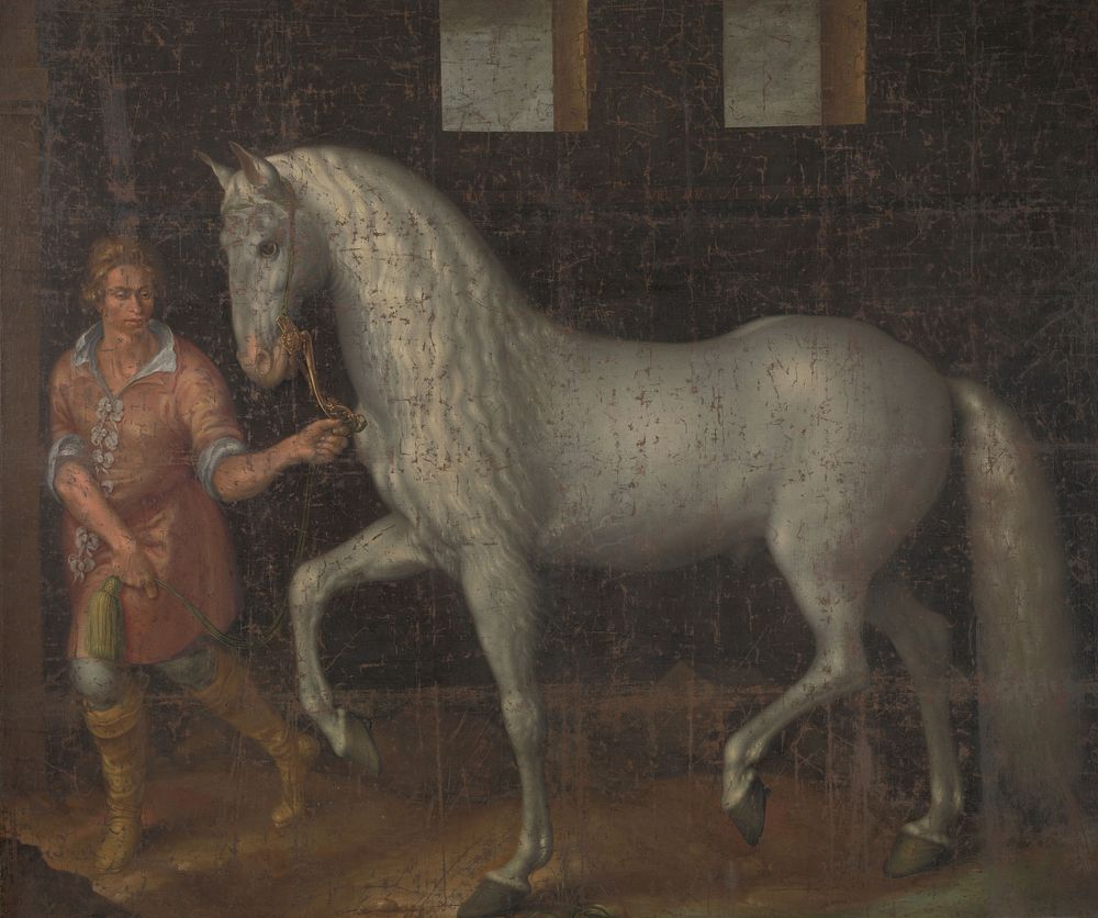 Spanish Warhorse (1603) by Jacques de Gheyn II