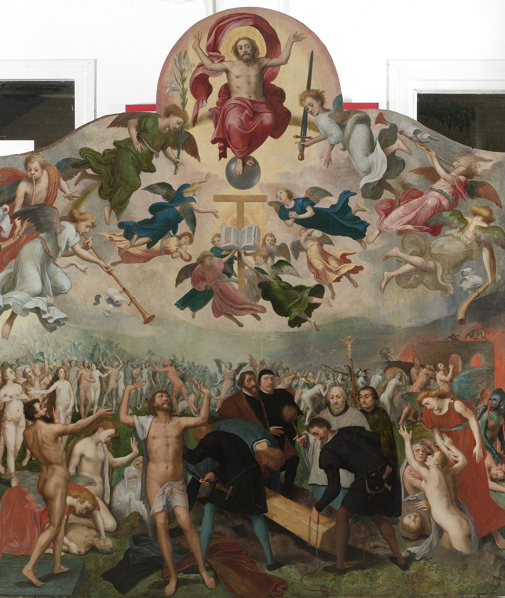 Last Judgment and the Burying of the Dead (c. 1560 - c. 1570) by Bernard van Orley
