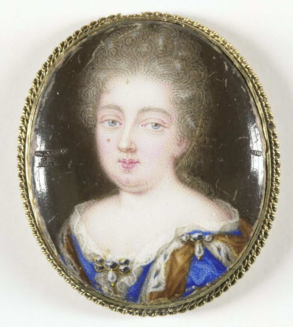 Portrait of an unidentified Woman (1694) by Pierre Huaud II and Pierre Huault I