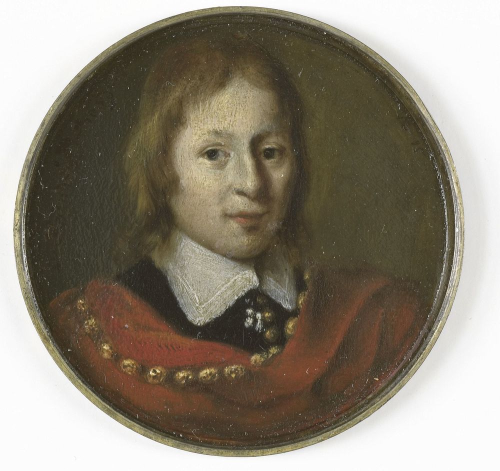 Portret van een vijftienjarige jongen (1650) by Gerrit Lundens