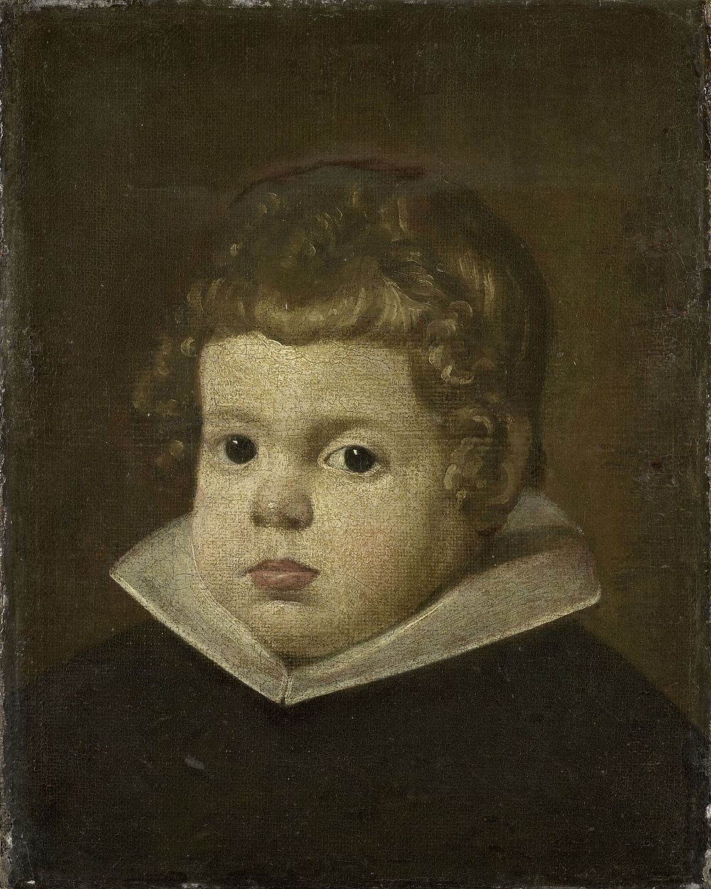 Portrait of a Boy about three years old, possibly Prince Balthasar Carlos, Son of the Spanish King Philip IV (1632 - 1650)…