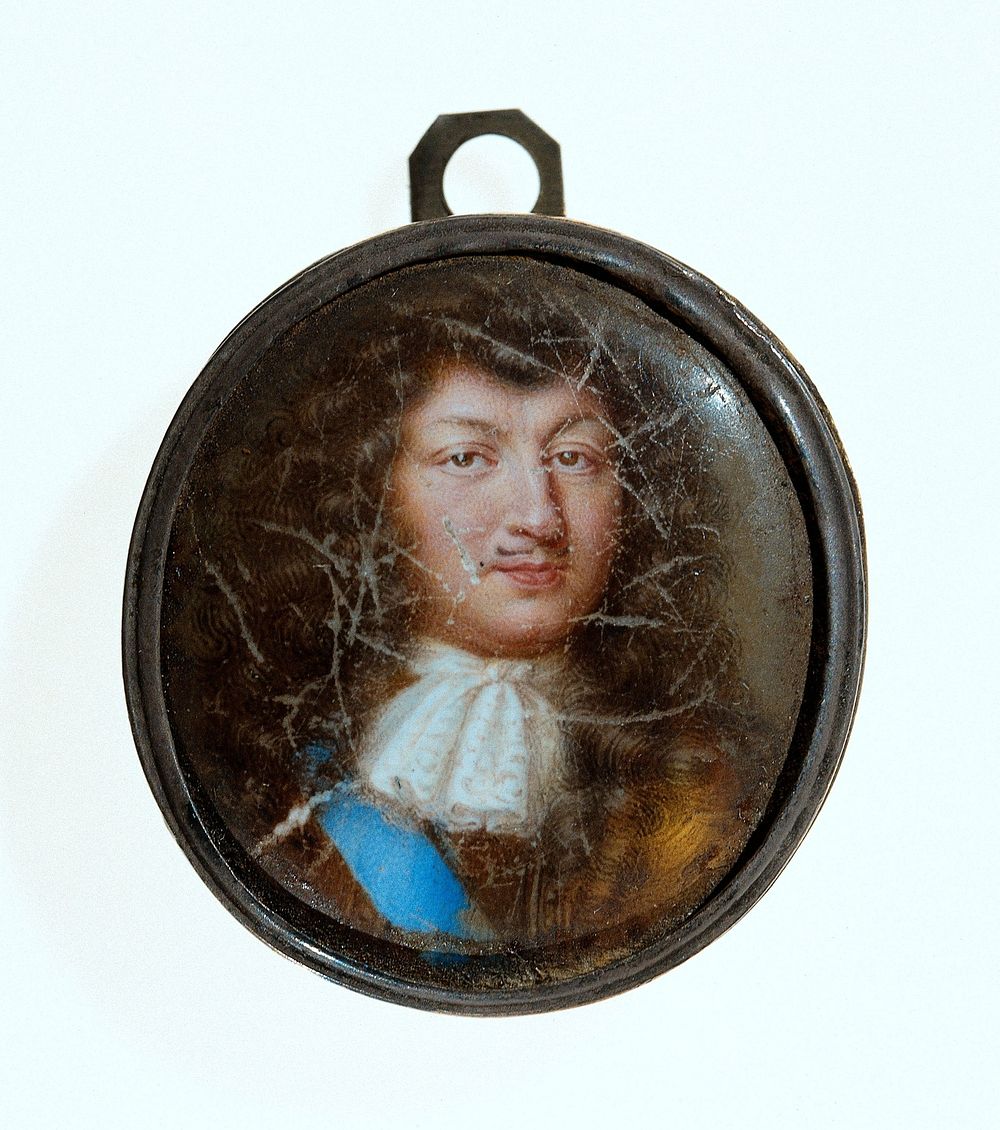 Lodewijk XIV (1638-1715), koning van Frankrijk (1665 - 1675) by Jean Petitot le vieux
