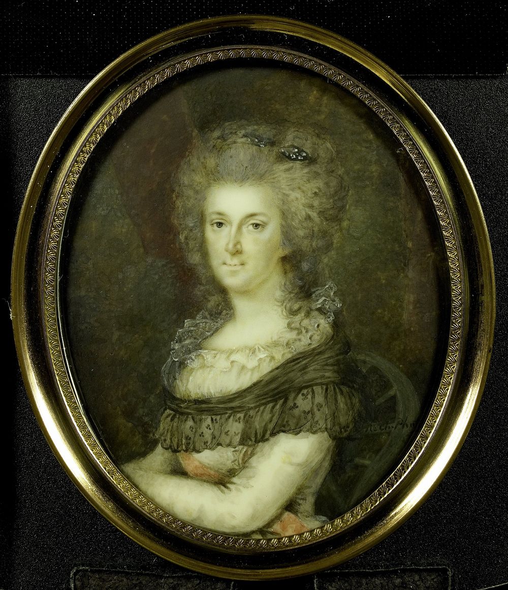 Frederika Sophia Wilhelmina (Wilhelmina; 1747-1820), prinses van Pruisen. Echtgenote van prins Willem V (1767 - 1820) by…