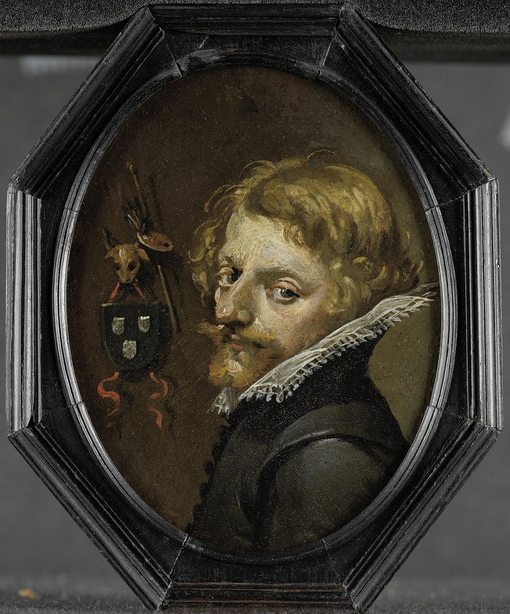 Portret van een schilder (een zelfportret ?) (c. 1615) by anonymous