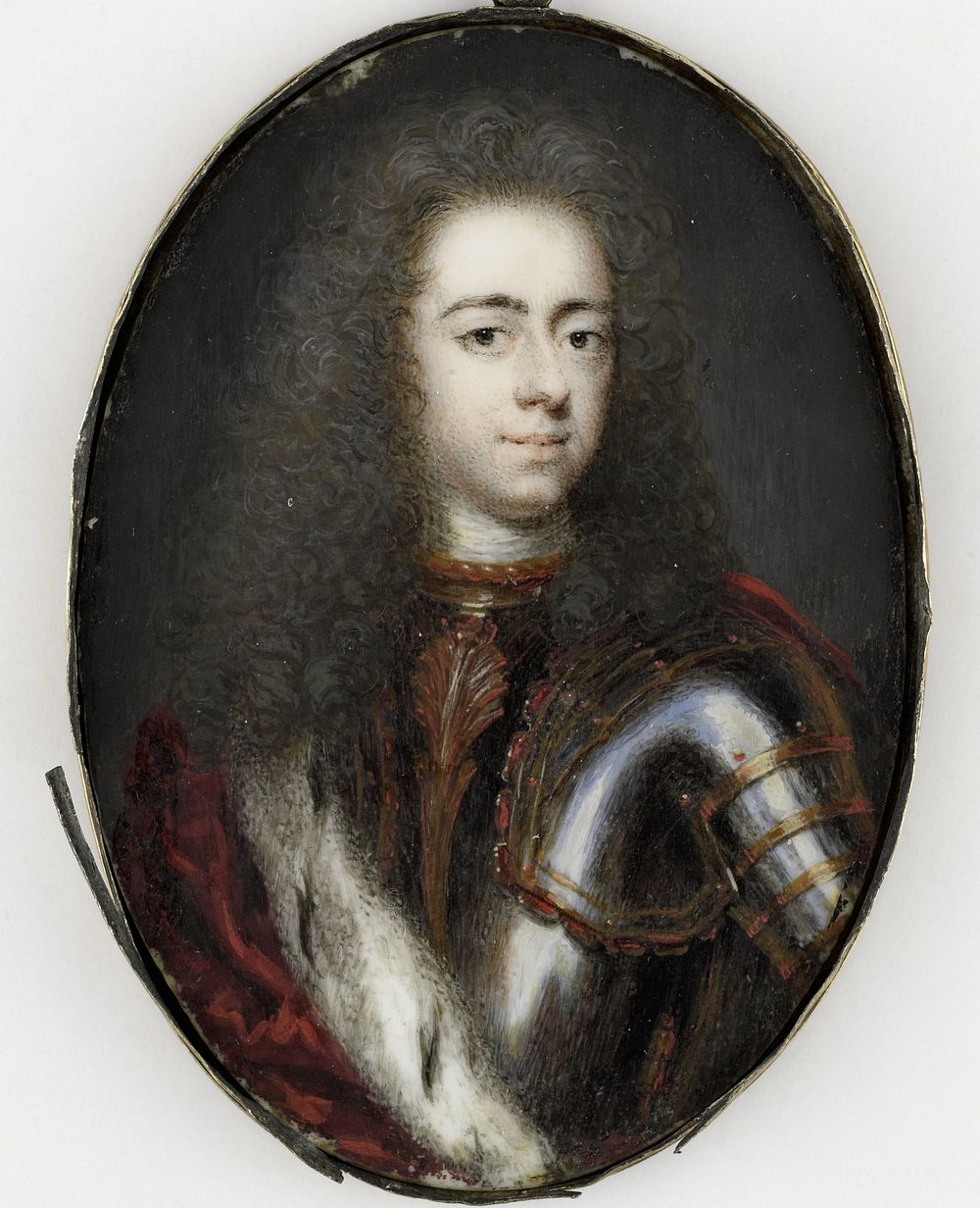 Johan Willem Friso (1687-1711), prins van Oranje-Nassau (c. 1710) by Jacob Christof Le Blon, anonymous and Lancelot Volders