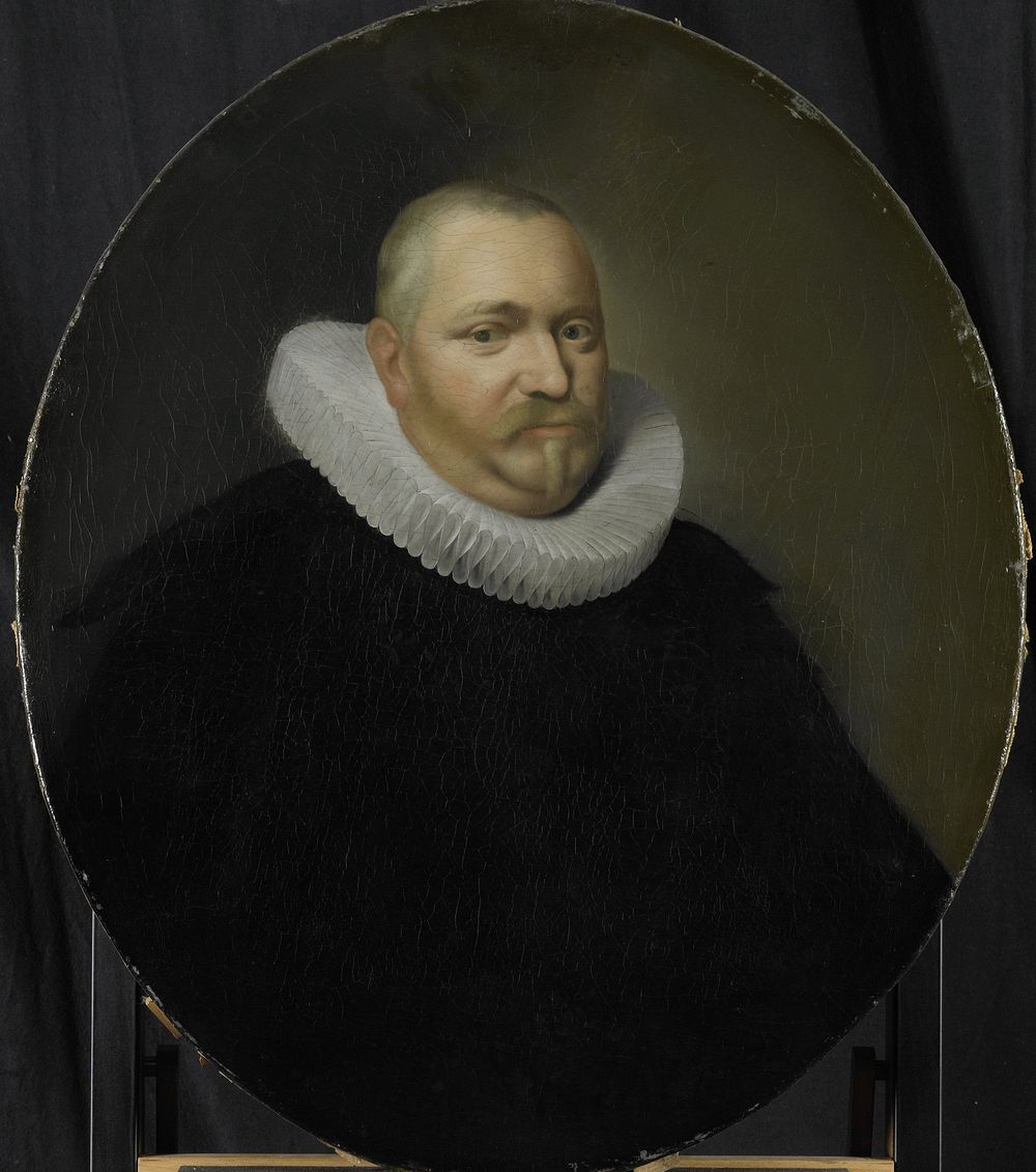 Portrait of Ewoud Pietersz van der Horst, Director of the Rotterdam Chamber of the Dutch East India Company, elected 1618…