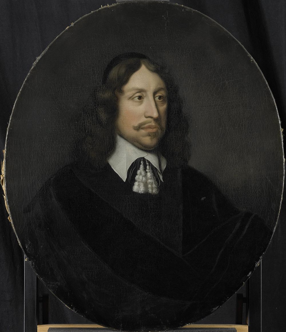 Portrait of Johan de Vries, Director of the Rotterdam Chamber of the Dutch East India Company, elected 1667 (1695 - 1722) by…