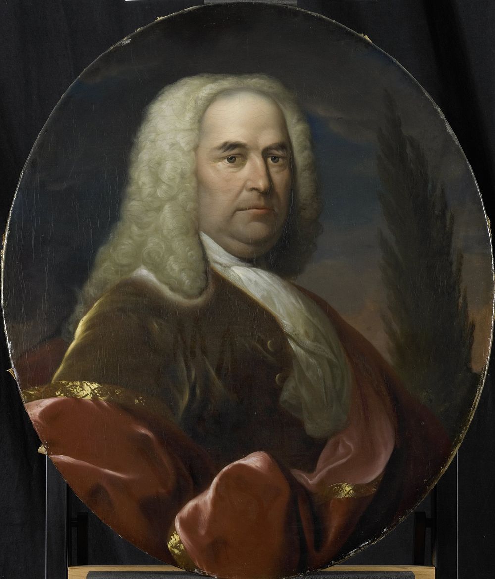 Portrait of Hugo du Bois, Director of the Rotterdam Chamber of the Dutch East India Company, elected 1734 (1734 - 1798) by…