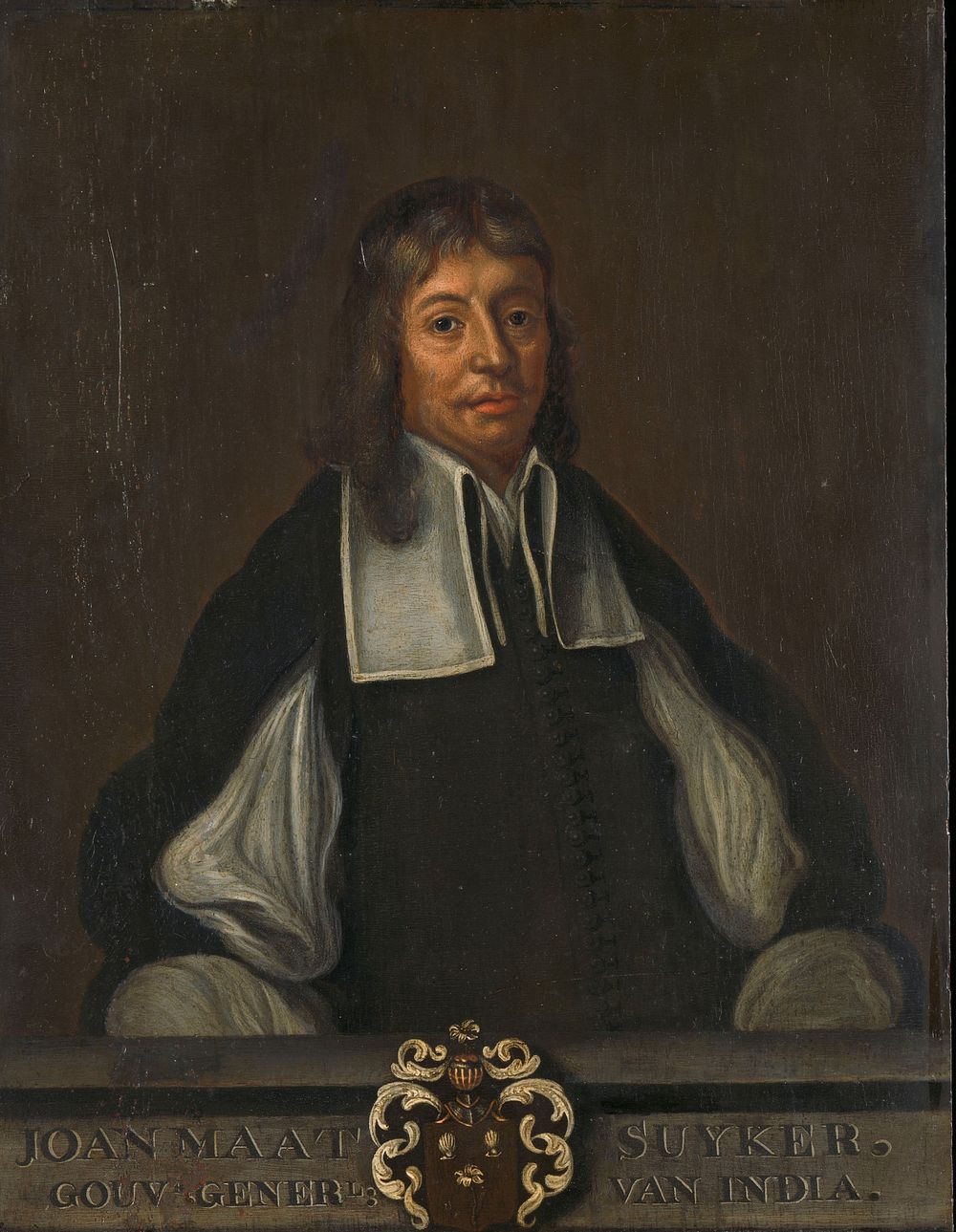 Portrait of Joan Maetsuyker, Governor-General of the Dutch East Indies (1750 - 1800) by Jacob Coeman