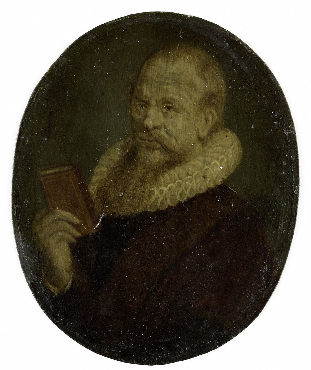 Portrait of Theodorus Schrevelius, Rector of the Latin School in Leiden (1700 - 1732) by Arnoud van Halen and Jonas…