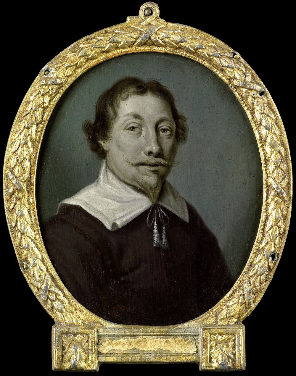Portrait of Jan van der Veen, Pharmacist and Poet in Deventer (1700 - 1732) by Arnoud van Halen