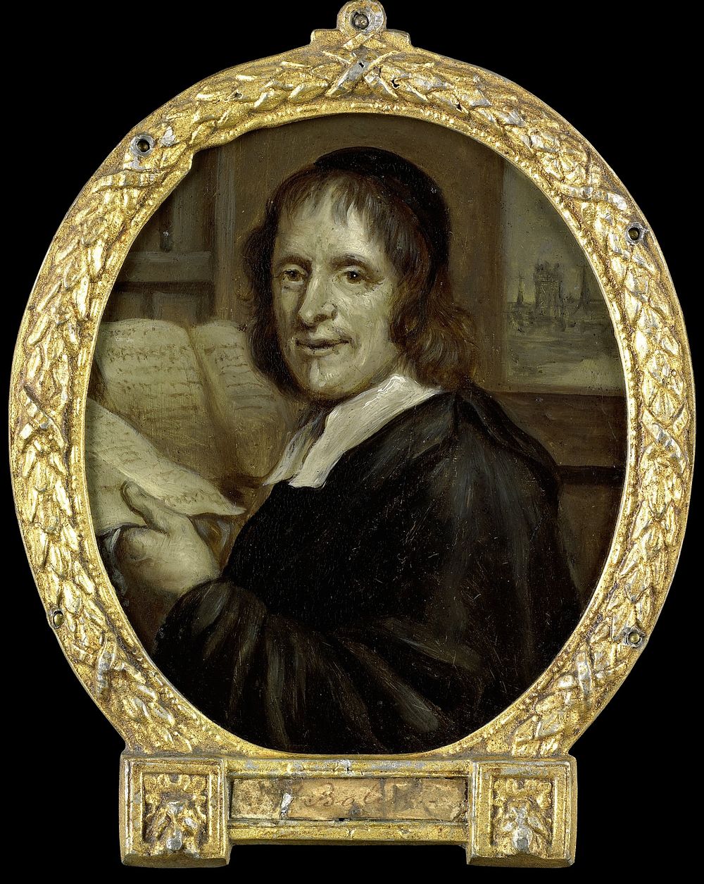 Matthijs Balen Jansz (1611-91), poet and chronicler of Dordrecht (1732 - 1771) by Jan Maurits Quinkhard and Romeyn de Hooghe