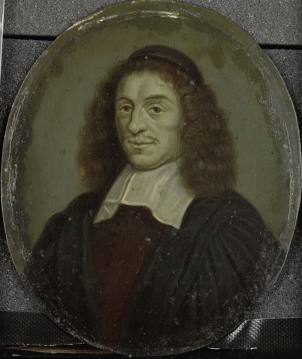 Portrait of Alexander Morus, Professor at Amsterdam (1700 - 1732) by Arnoud van Halen and Lambert Visscher