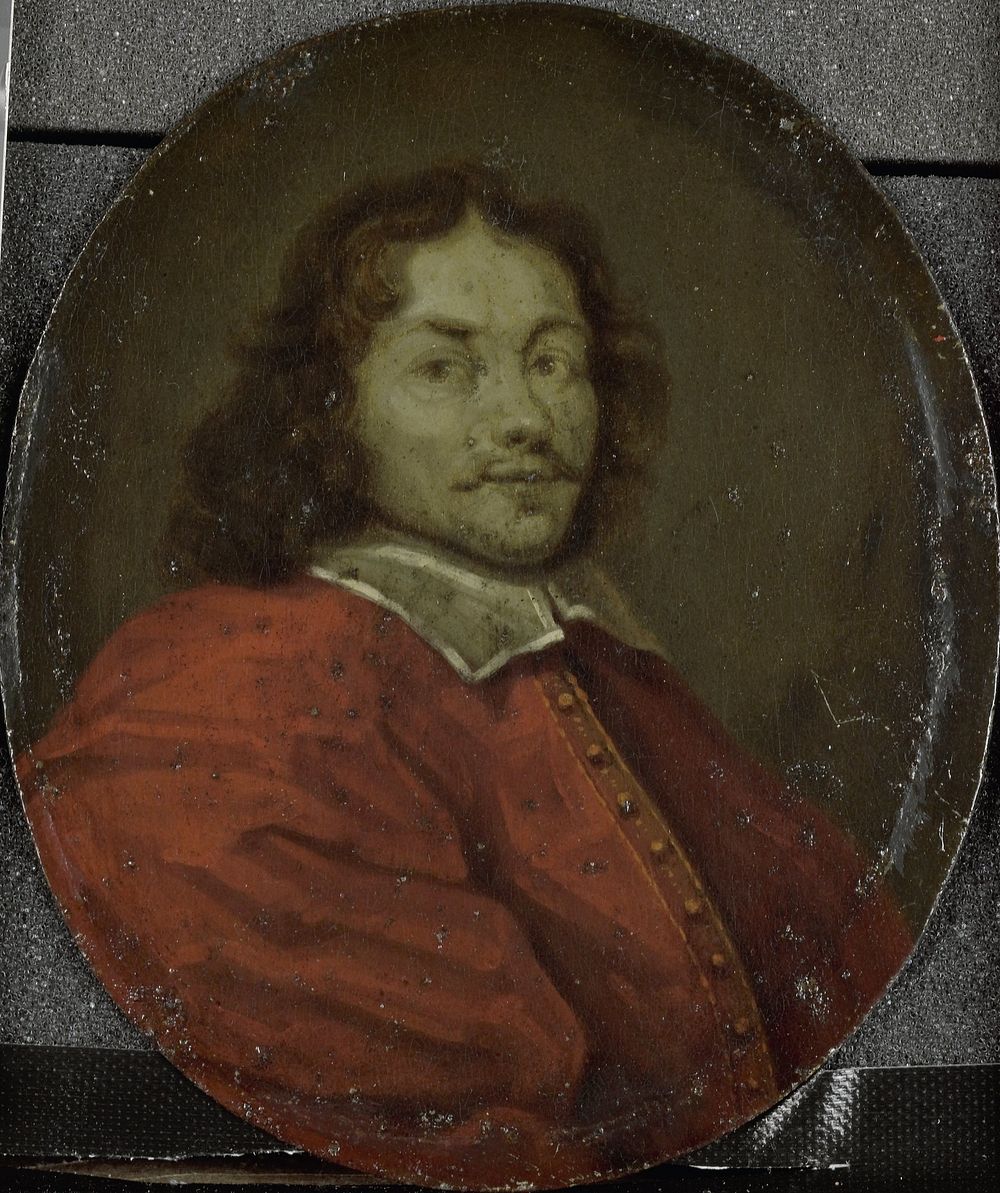 Portrait of Matthijs Gansneb, called Tengnagel, Poet in Amsterdam (1700 - 1732) by Arnoud van Halen