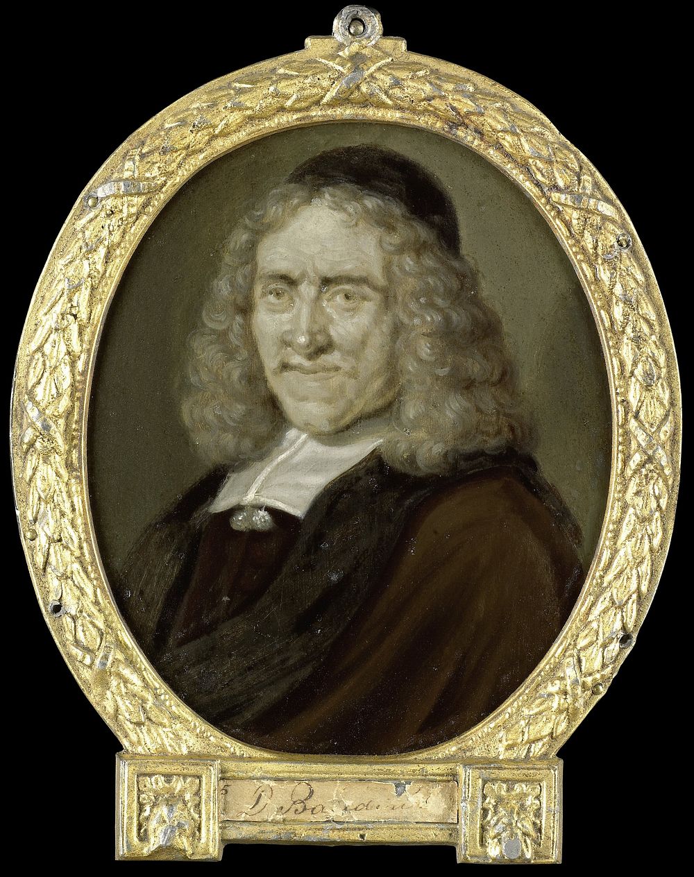 Portrait of Willem Jacobsz van Heemskerck, Poet and Engraver on Glass (1700 - 1732) by Arnoud van Halen and Abraham Bloteling