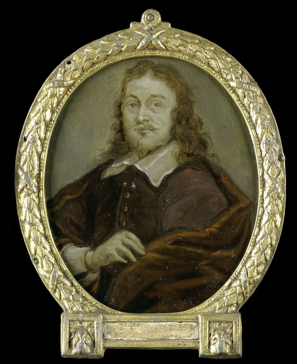 Portrait of Bonaventura Peeters I, Painter (1700 - 1732) by Arnoud van Halen and Wenceslaus Hollar