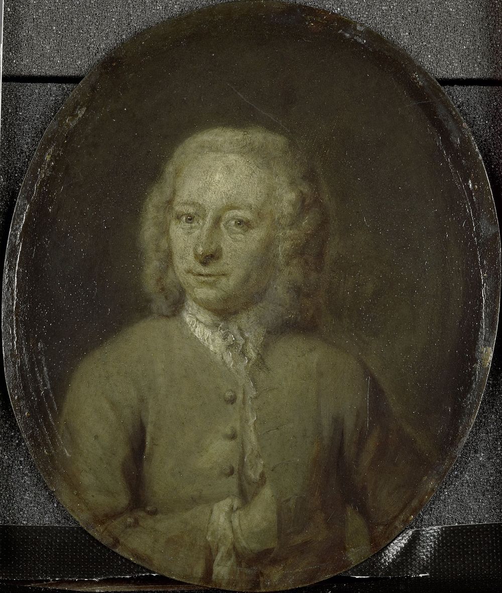 Portrait of Frans van Steenwijk, Poet and Playwright in Amsterdam (1732 - 1771) by Jan Maurits Quinkhard
