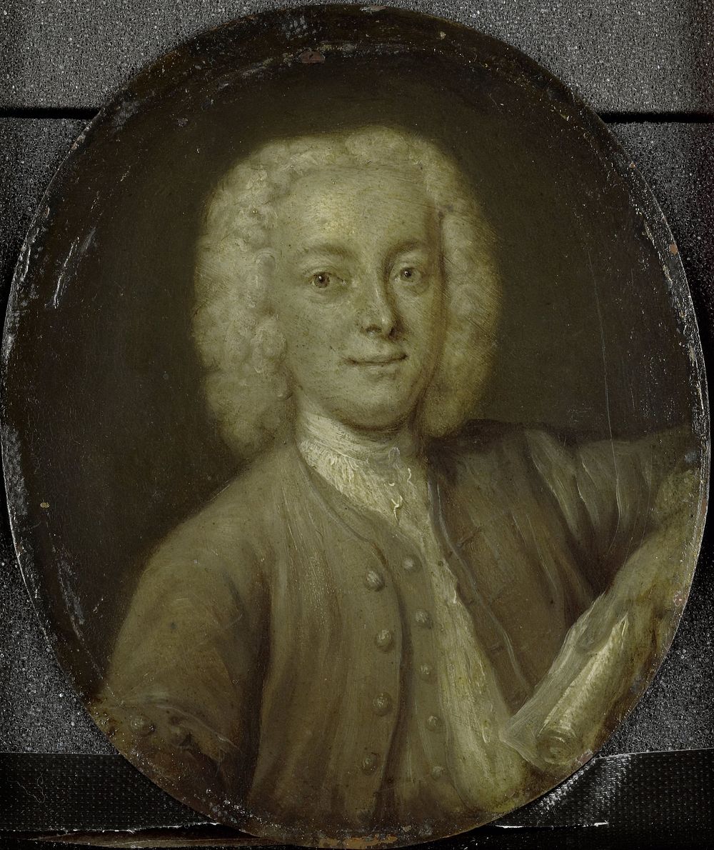 Portrait of Lucas Pater, Merchant and Poet in Amsterdam (1732 - 1771) by Jan Maurits Quinkhard