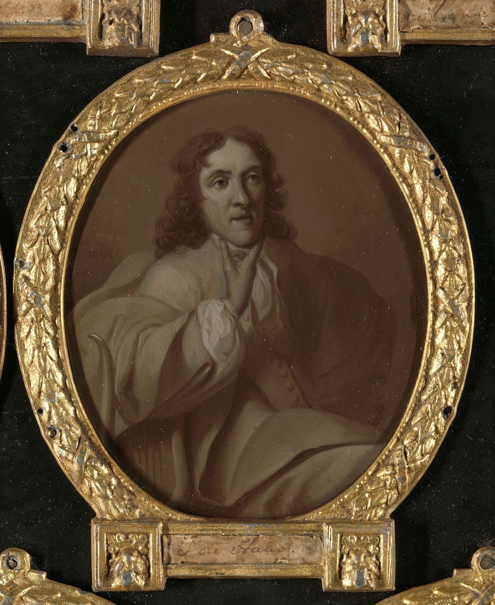Portrait of Frans de Haes, Poet and Linguist in Rotterdam (1732 - 1771) by Dionys van Nijmegen