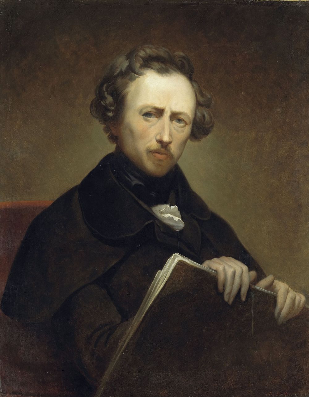 Self Portrait at the age of 43 (c. 1838) by Ary Scheffer