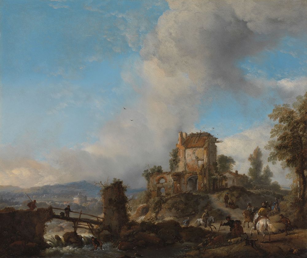 The Stag Hunt (c. 1655 - 1656) by Philips Wouwerman