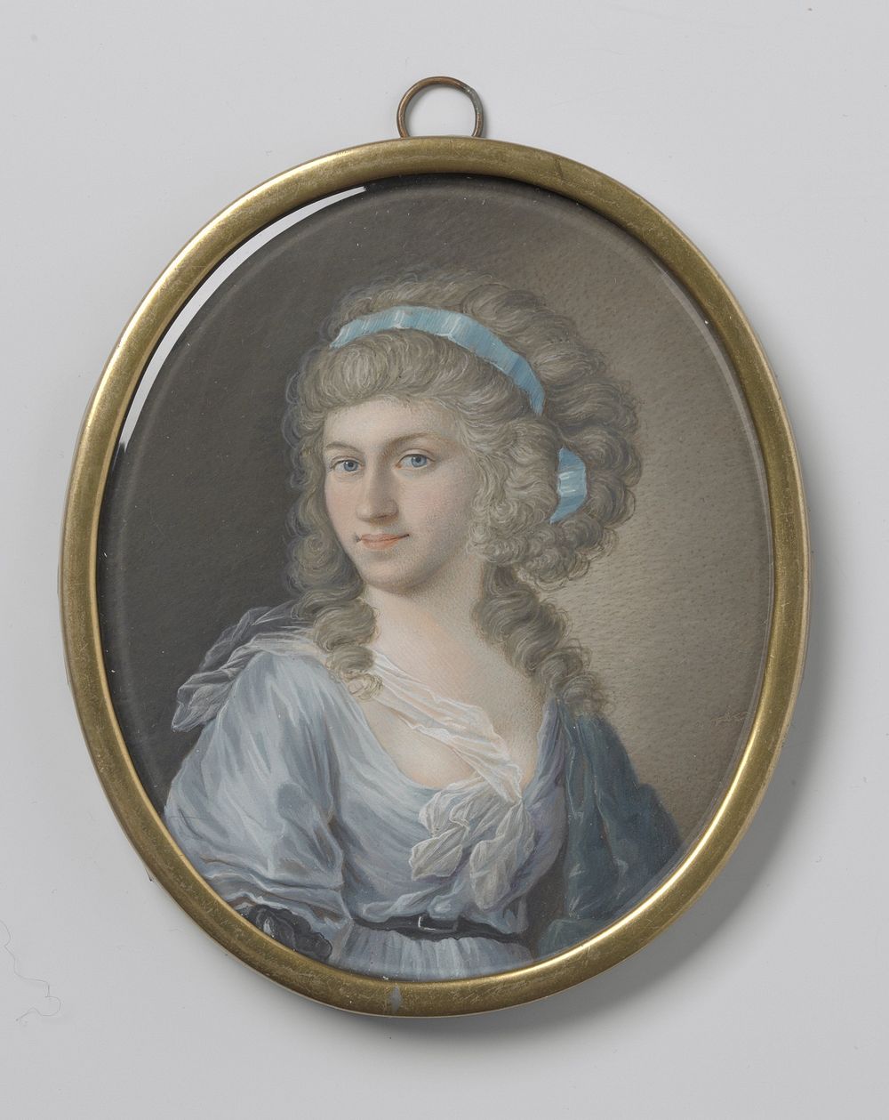 Portret van een vrouw (1758 - 1830) by Henrik Ploetz