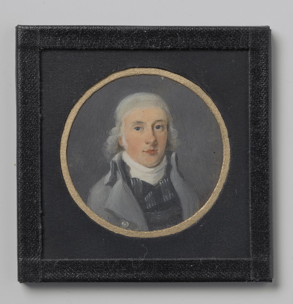 Portret van een man (c. 1795) by anonymous