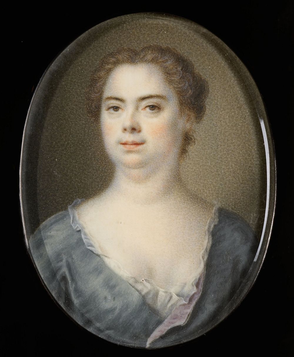 Portrait of Esther Winter, Wife of Balthasar Denner (1738) by Balthasar Denner