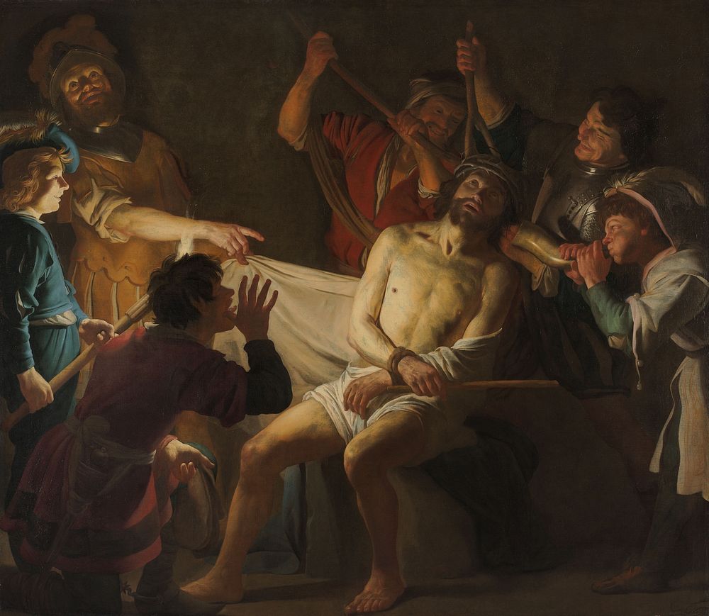 Christ Crowned with Thorns (c. 1622) by Gerard van Honthorst